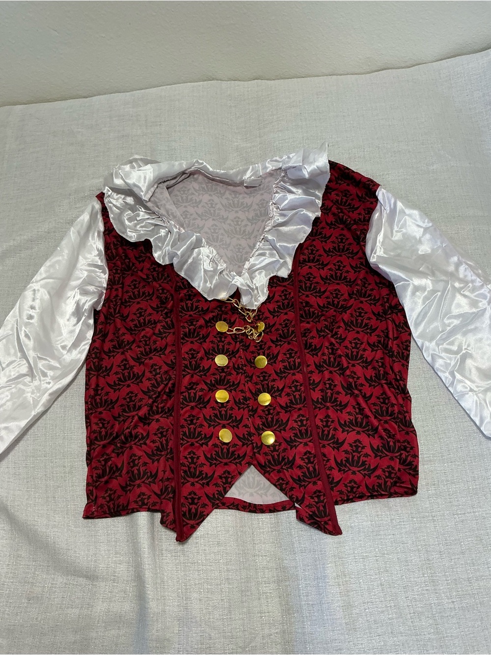 Spooktacular Creations Men’s Vampire Costume Large Gothic Dracula Cape Vest Top